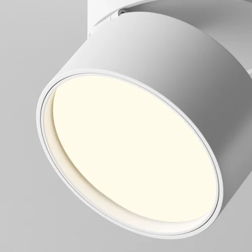 Светильник накладной LED Onda C024CL-12W3K-W-1 Maytoni белый 1 лампа, основание белое в стиле хай-тек современный круглый фото 2
