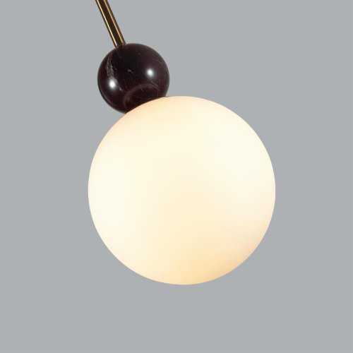 Светильник подвесной Lolla 4361/1A Odeon Light белый на 1 лампу, основание белое в стиле хай-тек шар фото 5