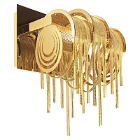 Бра Volver 10404W/A GD LOFT IT золотой на 1 лампу, основание золотое в стиле арт-деко цепочки Бра Volver 10404W/A GD LOFT IT золотой на 1 лампу, основание золотое в стиле арт-деко цепочки