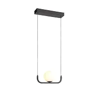 Светильник подвесной LED Botelli SL1581.403.01 ST-Luce белый 1 лампа, основание чёрное в стиле хай-тек 