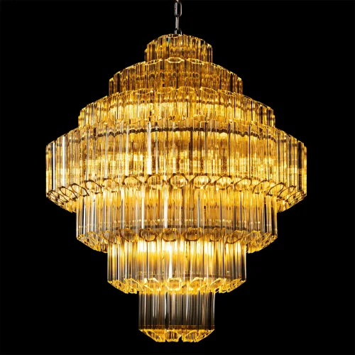 Люстра подвесная Селебрейшн / Celebration 10579/800 Clear LOFT IT прозрачная на 27 ламп, основание бронзовое в стиле современный фото 6