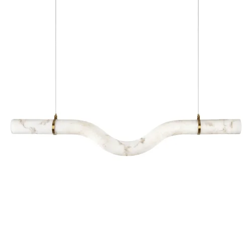 Светильник подвесной ЛЕД Либерти / Liberty acrylic 10551A LOFT IT бежевый на 1 лампу, основание бронзовое в стиле современный фото 3