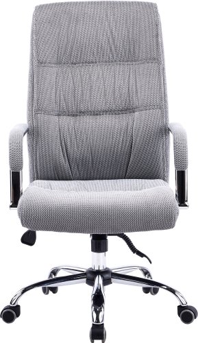 Кресло Бонд ТМ Ткань Серый ЕК-333А Ф Гри Everprof, серый/ткань, ножки//, размеры - 1080*1150***580* фото 3