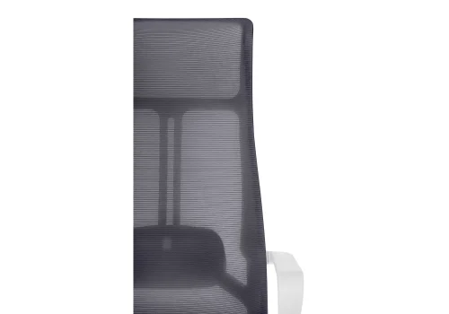 Компьютерное кресло Tilda dark gray / white 15627 Woodville, серый/сетка, ножки/пластик/белый, размеры - *1250***650*600 фото 7