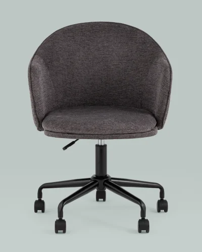 Стул офисный Echo, темно-серый УТ000038594 Stool Group, серый/ткань, ножки/металл/чёрный, размеры - ***** фото 3