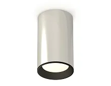 Светильник накладной Techno Spot XS XS6325001 Ambrella light серебряный 1 лампа, основание чёрное в стиле хай-тек модерн круглый