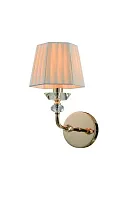 Бра Laglio OML-88201-01 Omnilux белый на 1 лампу, основание золотое в стиле классический 