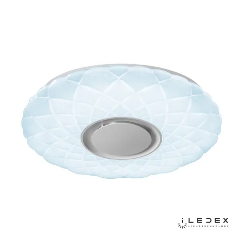 Светильник потолочный LED с пультом Sphere ZN-XU60XD-GSR-Y iLedex белый 1 лампа, основание белое в стиле модерн хай-тек с пультом фото 3