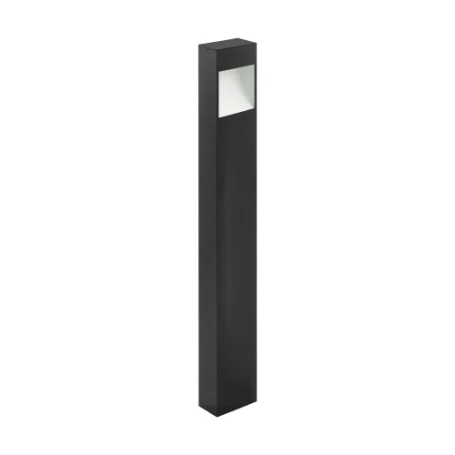 Парковый светильник LED Manfria 98097 Eglo уличный IP44 чёрный на 1 лампу, плафон белый в стиле современный LED