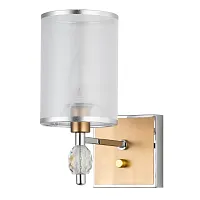 Бра Stine 2705-1W Favourite прозрачный 1 лампа, основание серебряное в стиле современный 