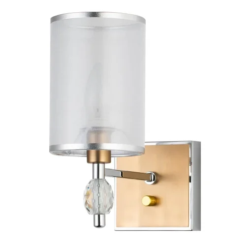 Бра Stine 2705-1W Favourite прозрачный на 1 лампа, основание серебряное в стиле современный 