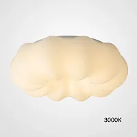 Светильник потолочный ODDLY E CH D30 3000К 223913-23 ImperiumLoft белый на 1 лампу, основание белое в стиле минимализм современный скандинавский 