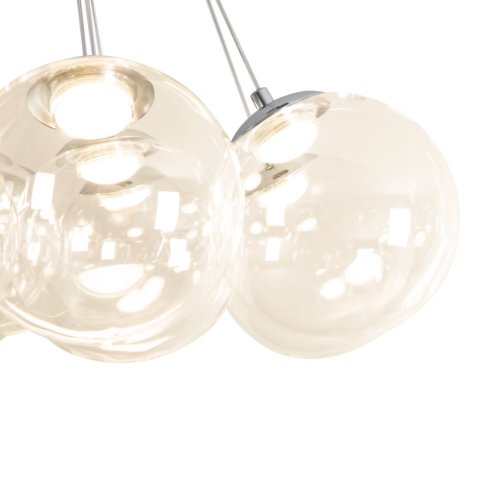 Светильник подвесной LED Verto FR5580PL-L60CH Freya прозрачный на 1 лампу, основание никель в стиле современный шар фото 4 Светильник подвесной LED Verto FR5580PL-L60CH Freya прозрачный на 1 лампу, основание никель в стиле современный шар фото 4