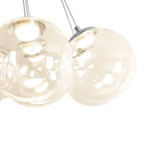 Светильник подвесной LED Verto FR5580PL-L60CH Freya прозрачный на 1 лампу, основание никель в стиле современный шар фото 4 Светильник подвесной LED Verto FR5580PL-L60CH Freya прозрачный на 1 лампу, основание никель в стиле современный шар фото 4