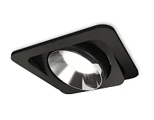 Светильник точечный Techno Spot XC XC7659022 Ambrella light чёрный 1 лампа, основание чёрное в стиле современный хай-тек квадратный