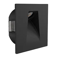 Светильник точечный LED Mecinos 99644 Eglo чёрный 1 лампа, основание чёрное в стиле современный подсветка для лестниц и ступеней