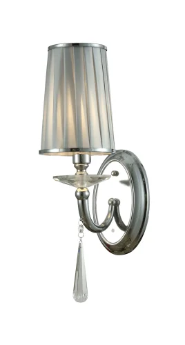 Бра Fabione LDW 1200-1 CHR Lumina Deco серебряный на 1 лампа, основание хром в стиле классический 