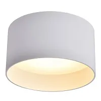 Светильник накладной LED Stezzano OML-100409-16 Omnilux белый на 1 лампу, основание белое в стиле хай-тек круглый