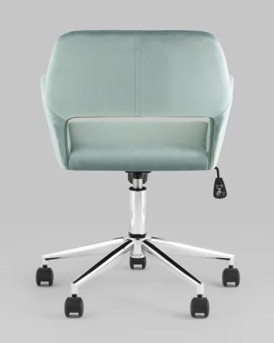 Стул офисный ROSS, велюр, серо-зеленый УТ000039077 Stool Group, /, ножки//, размеры - 800*900***570*580 фото 6