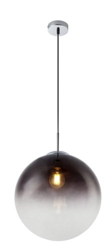 Светильник подвесной Varus 15864 Globo прозрачный серый 1 лампа, основание матовое никель в стиле современный шар