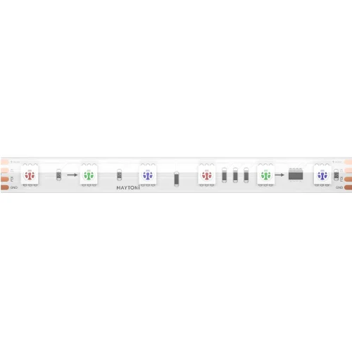 Светодиодная лента 24В 5050 14,4Вт/м RGB 5м IP 68 201249 Maytoni цвет LED K, световой поток Lm