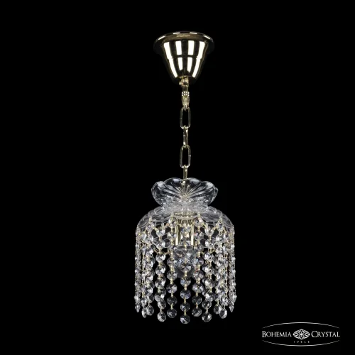 Светильник подвесной 14781/15 G R Bohemia Ivele Crystal прозрачный 1 лампа, основание золотое в стиле классический r