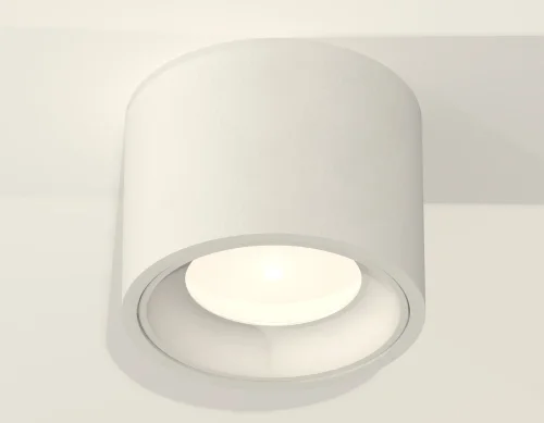 Светильник накладной Techno spot XS7510010 Ambrella light белый 1 лампа, основание белое в стиле современный хай-тек круглый фото 2