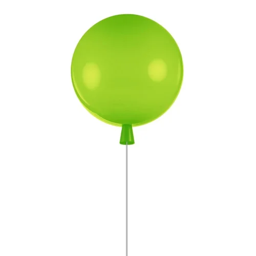 Светильник потолочный Balloon 5055C/M green LOFT IT зелёный 1 лампа, основание хром в стиле современный шар