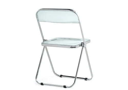Пластиковый стул Fold складной clear gray-blue 15748 Woodville, /, ножки/металл/хром, размеры - ***** фото 5