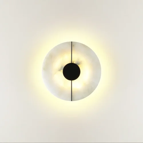 Бра LED Naxos 4311/12WL Odeon Light чёрный белый на 1 лампа, основание чёрное в стиле современный  фото 2