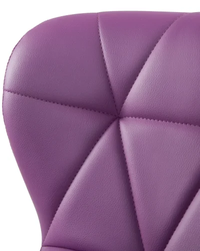 Стул барный 5022-LM BARNY,  цвет сиденья фиолетовый, цвет основания хром Dobrin, фиолетовый/экокожа, ножки/металл/хром, размеры - 890*1100***460*540 фото 7