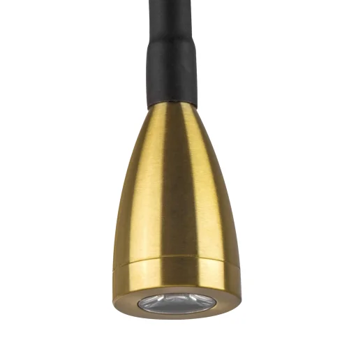 Бра с выключателем LED Muro 808641 Lightstar латунь на 1 лампу, основание латунь в стиле современный хай-тек минимализм гибкая ножка для чтения фото 7 Бра с выключателем LED Muro 808641 Lightstar латунь на 1 лампу, основание латунь в стиле современный хай-тек минимализм гибкая ножка для чтения фото 7