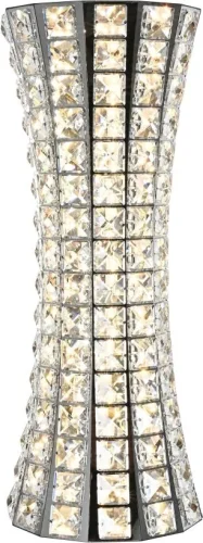 Бра LED Karnelli 4024/09/01W Stilfort прозрачный на 1 лампу, основание хром в стиле современный с пультом