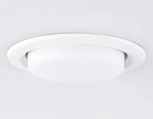 Светильник точечный G10101 Ambrella light белый 1 лампа, основание белое в стиле хай-тек современный  фото 5