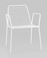 Стул с подлокотниками Дели металл белый УТ000039264 Stool Group, /, ножки//, размеры - *805***605*595