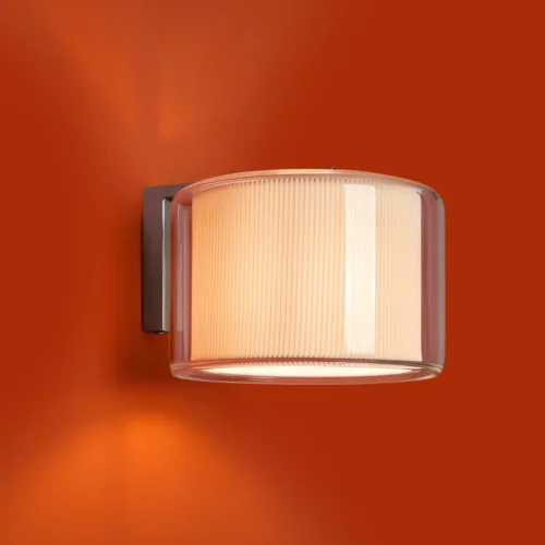 Бра Riflesso FR2055WL-01CH Freya прозрачный на 1 лампу, основание хром в стиле классический фото 3