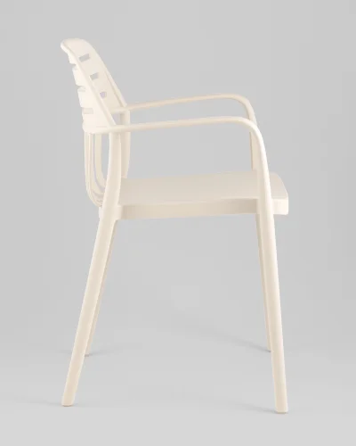 Стул Siena, пластик бежевый УТ000039939 Stool Group, бежевый/пластик, ножки/пластик/бежевый, размеры - *800**** фото 3