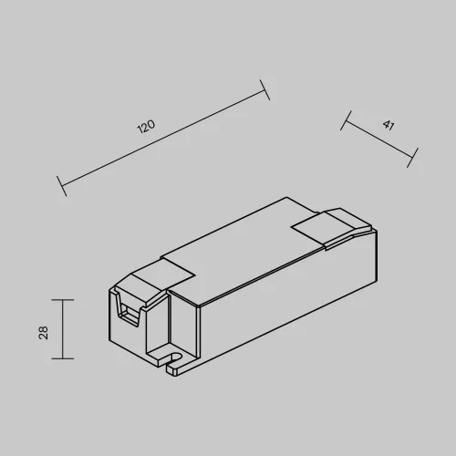 Источник тока Zigbee 250-700 mA 771004 Maytoni на 1 , основание белое в стиле фото 3