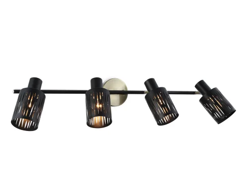 Спот с 4 лампами TR8670 Ambrella light чёрный E14 в стиле лофт 