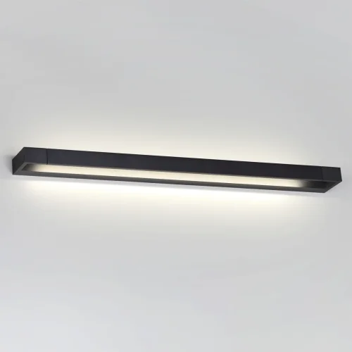 Бра LED Arno 3888/24WB Odeon Light чёрный на 1 лампа, основание чёрное в стиле хай-тек  фото 2