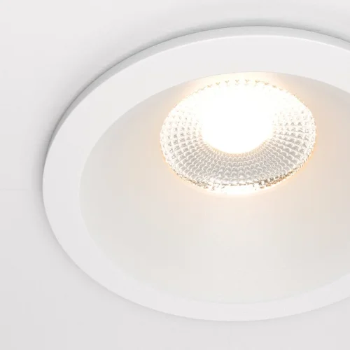 Светильник точечный LED Zoom DL034-L12W3K-D-W Maytoni белый 1 лампа, основание белое в стиле современный  фото 3