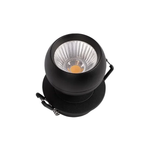 Светильник точечный LED Dot 10332 Black LOFT IT чёрный 1 лампа, основание чёрное в стиле современный хай-тек круглый фото 5