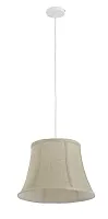 Светильник подвесной Cantare E 1.3.P2 BR Arti Lampadari бежевый 1 лампа, основание белое в стиле кантри прованс 