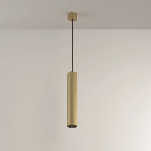 Светильник подвесной Artisan P082PL-GU10-MG Maytoni матовый золото на 1 , основание матовое золото в стиле современный хай-тек фото 15
