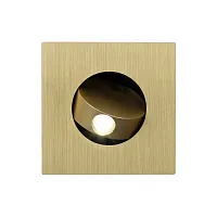 Бра с выключателем LED Bedside 4279-1W Favourite матовый золото на 1 лампу, основание матовое золото в стиле хай-тек 