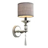 Бра Rovigo OML-64311-01 Omnilux серый 1 лампа, основание серебряное в стиле классический 