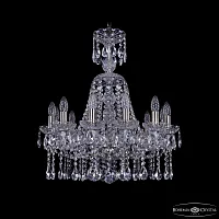 Люстра подвесная 1413/12/200/XL-66 Pa Bohemia Ivele Crystal без плафона на 12 ламп, основание бронзовое в стиле классика sp