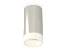Светильник накладной Techno spot XS6325041 Ambrella light серебряный 1 лампа, основание серебряное в стиле современный круглый