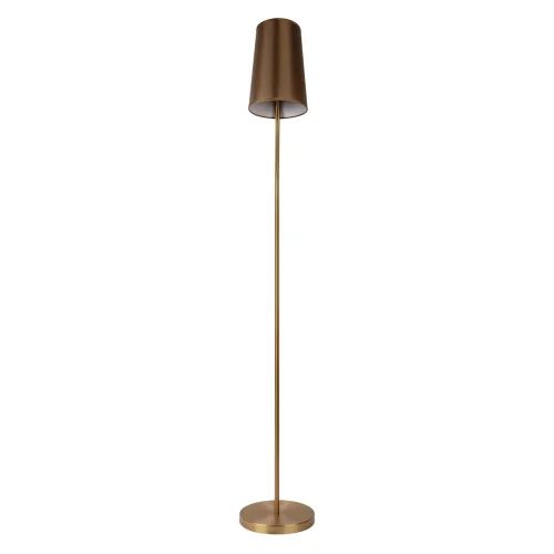 Торшер Хилтон / Hilton 10527F Brass LOFT IT коричневый на 1 лампу, основание латунь в стиле современный американский фото 2 Торшер Хилтон / Hilton 10527F Brass LOFT IT коричневый на 1 лампу, основание латунь в стиле современный американский фото 2