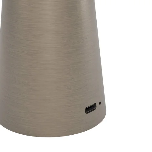 Уличная настольная лампа диммируемая сенсорная с USB-портом Piccola 900924 Eglo уличный IP54 бронзовый на 1 лампу, плафон бронзовый в стиле хай-тек современный LED фото 5